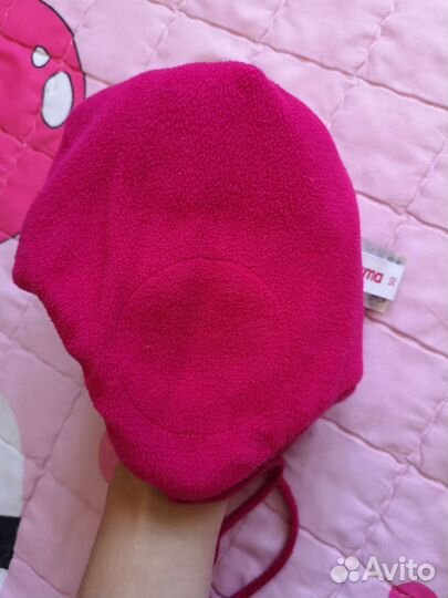 Шапка reima зимняя для девочки 50 размер