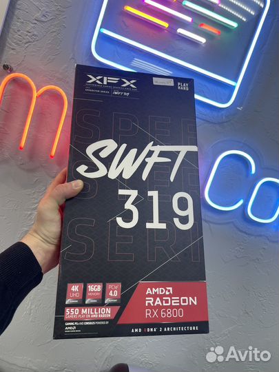 XFX RX6800 Sreedster swft 319 16gb