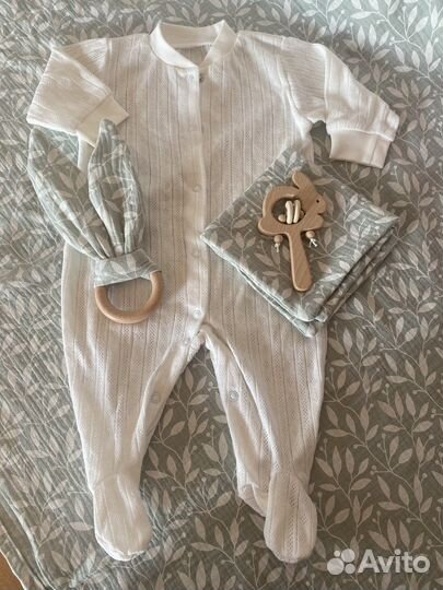 Муслиновый набор для новорождённого