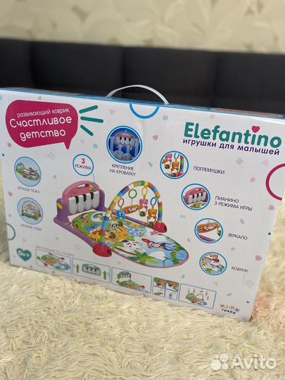 Развивающий коврик Elefantino