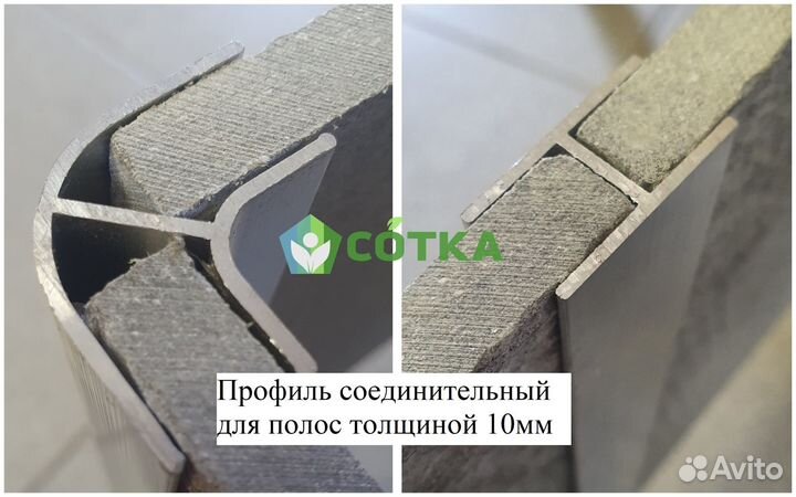Грядки из плоского шифера