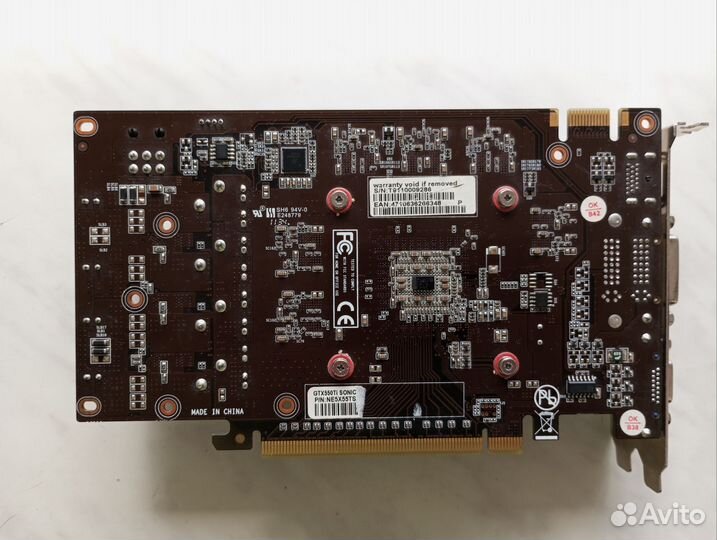 Видеокарта Palit GTX550TI 1Gb