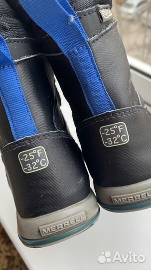 Ботинки зимние merrel на мальчика