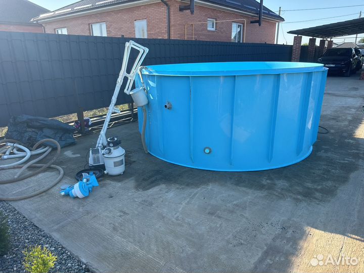 Бассейн из полипропилена бу