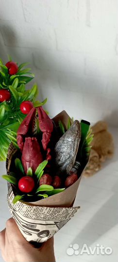 Мужской букет из мыла