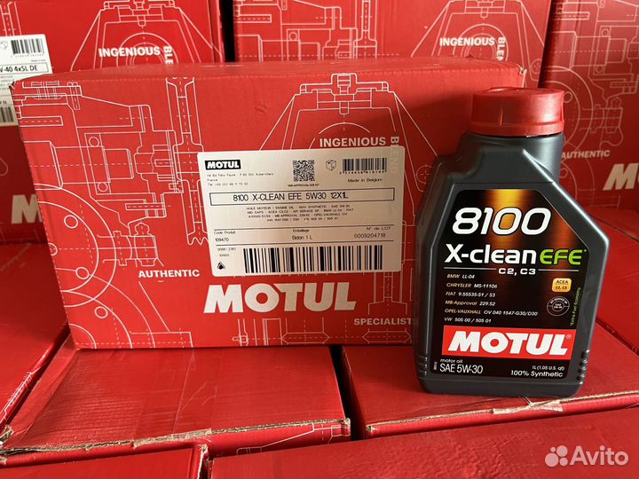 Моторное масло Motul 8100 X-clean EFE 5W30 1л