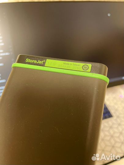 Внешний жёсткий диск Transcend storejet 1TB