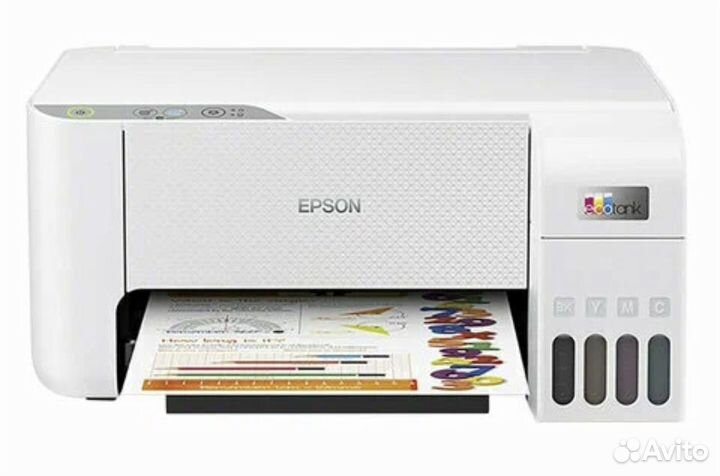 Цветной струйный мфу принтер epson