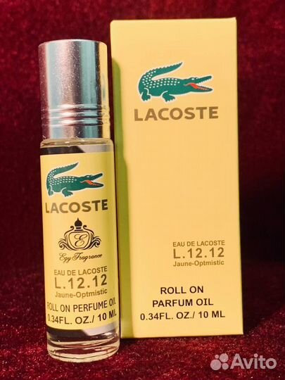 Духи Eau de Lacoste L.12.12 Yellow 10ml