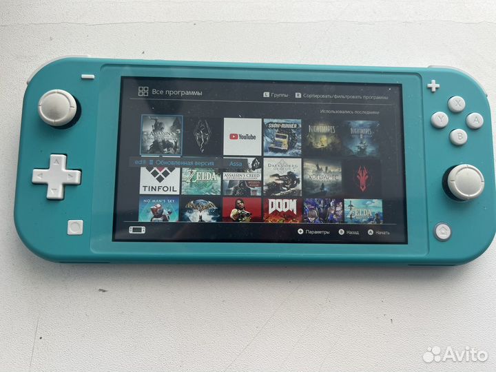 Портативная игровая приставка nintendo switch lite