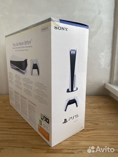 Коробка от sony playstation 5