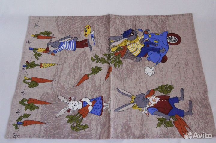 Набор кухонных полотенец, Зайцы