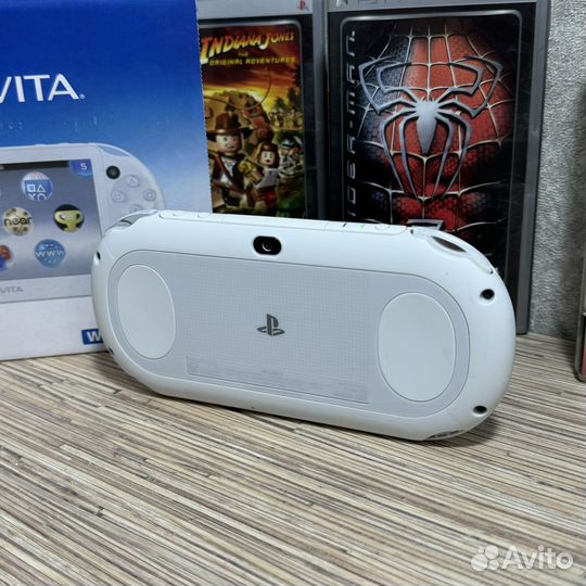 Sony PS Vita Slim Белая 128Gb + 4000Игр Прошита