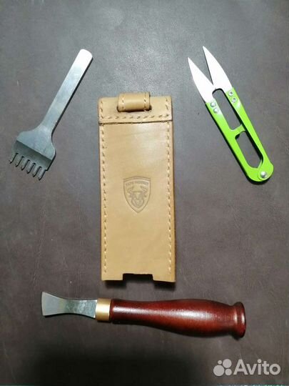 Кожаная ключница