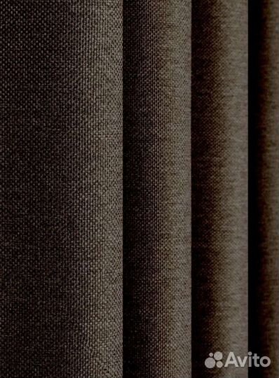 Шторы блэкаут рогожка 3/4 м на ленте