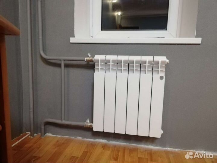 Монтаж радиаторов отопления