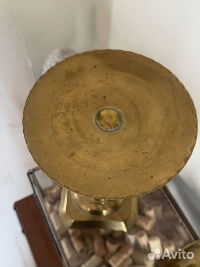 Чайник, подставка под чайник, блюдо латунь