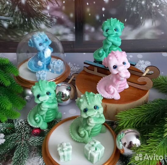 Мыло ручной работы дракон