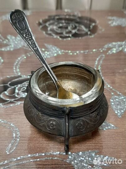 Солонка мельхиор СССР