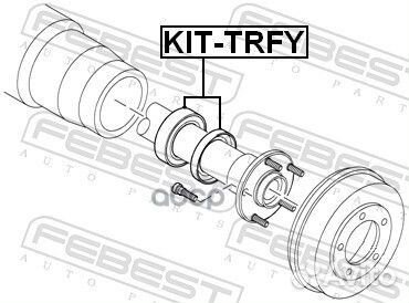 Подшипник задней полуоси комплект ford transit