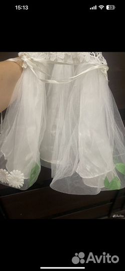 Платье новогоднее 86