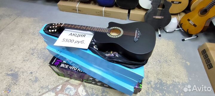 Акустическая гитара комплект