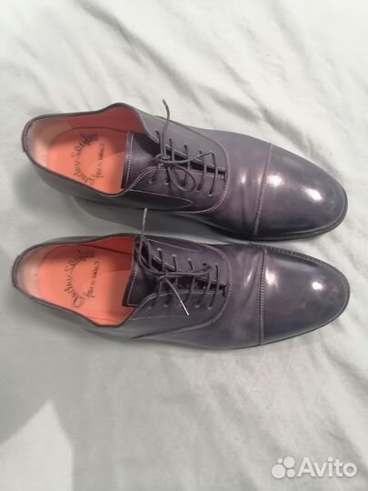 Туфли мужские италия Santoni