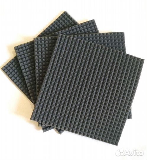 Акустический поролон, пирамида 20мм. 480х480х30мм