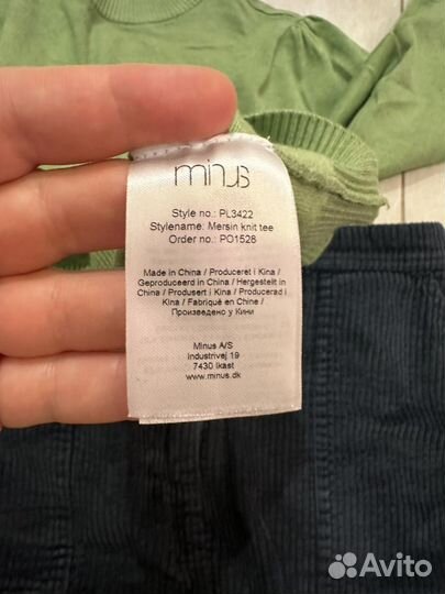 Зеленый образ с мини юбкой gap 48-50