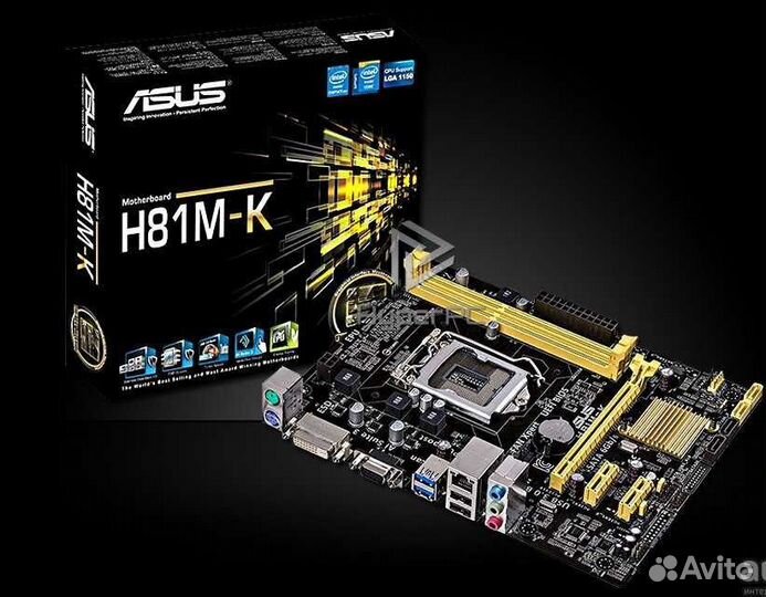 Asus h81m k нет изображения