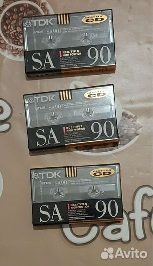 Аудиокассета кассета TDK SA 90 хром