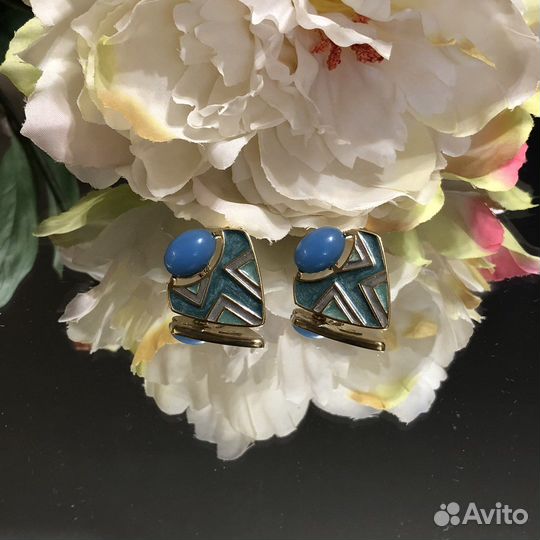 Винтажные серьги Trifari