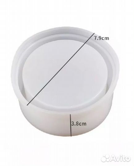 Силиконовая форма молд для гипса шкатулка