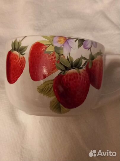 Чашка / кружка Клубника 350 мл 6 шт