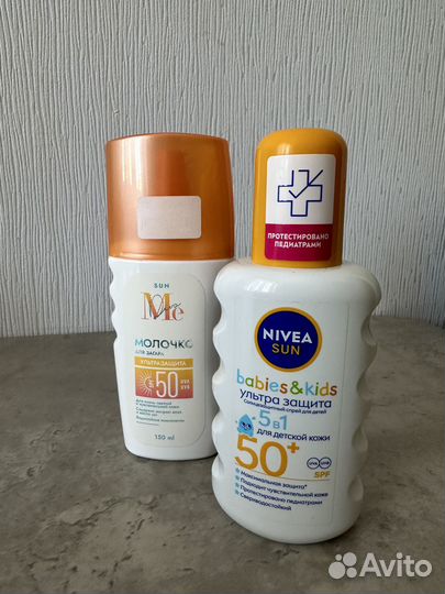 Солнцезащитные спреи spf 50