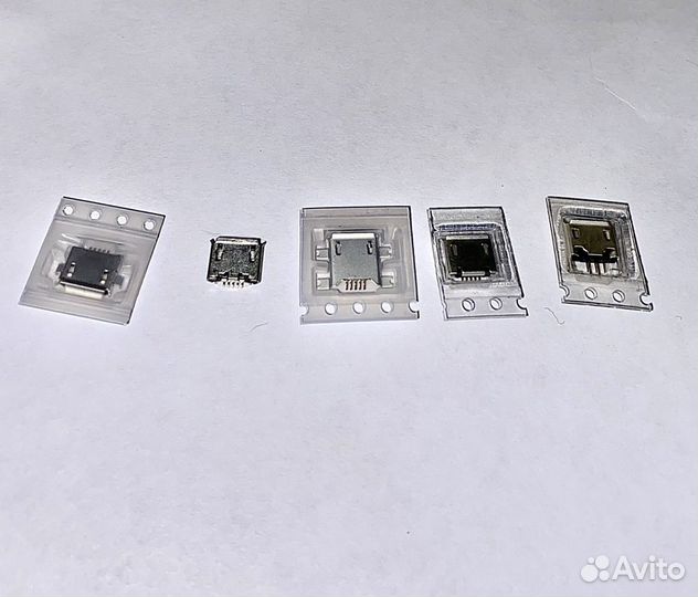 Разъемы micro USB комплект 5 штук