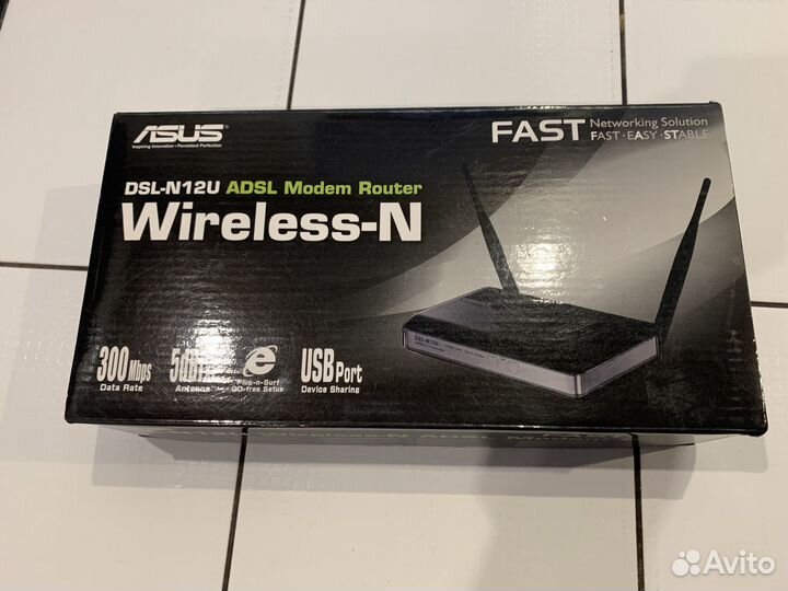 Wifi роутер asus DSL-N12U