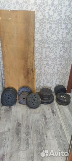 Скамья для жима лежа со штангой