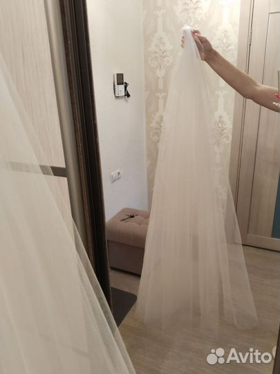 Фата на праздник Хэллоуин на заколке