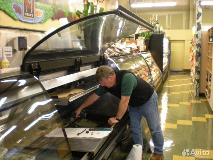 Ремонт холодильного оборудования.Магазинных ларей