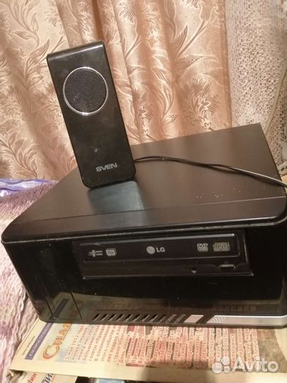 Монитор philips, клавиатура, мышь, системный блок