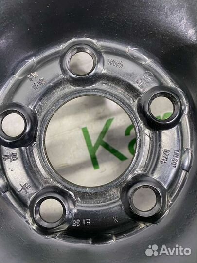 Диск штампованный 6JxR15 ET38