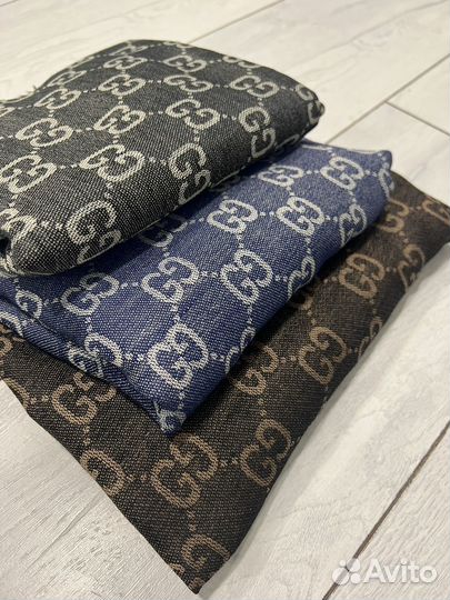 Шарф и платок теплый кашемир новый