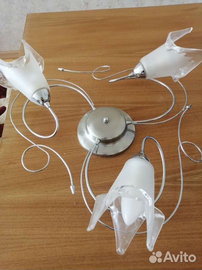 Люстра потолочная бу