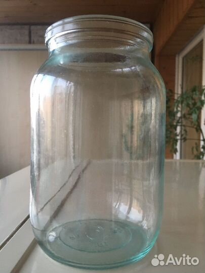 Банка стеклянная 1 литр, под закрутку
