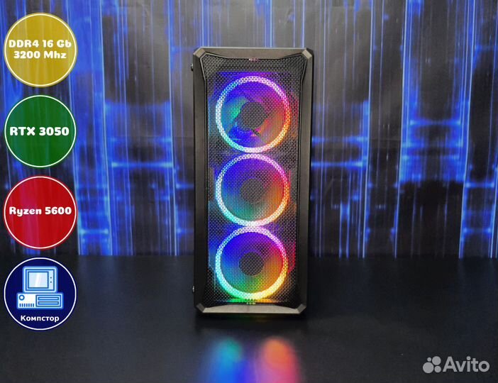 Системный блок AMD5600-RTX3050-16DDR4-FIS58309-A520