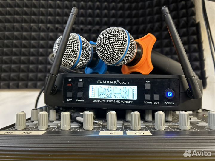 Радиосистема микрофонная Shure и G-mark glxd-4