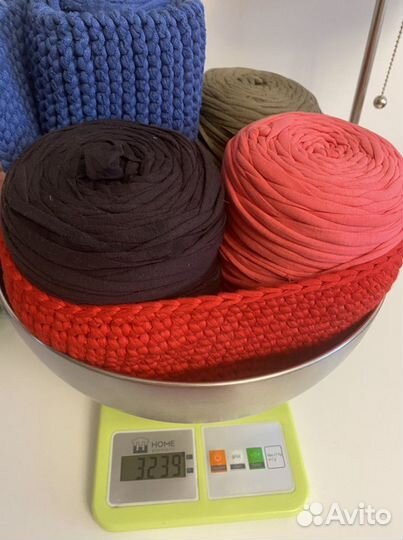 Трикотажная пряжа почти 3кг