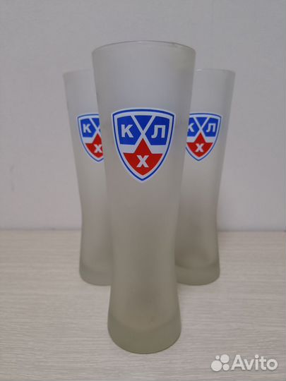 Пивные бокалы кхл Балтика 3 штуки