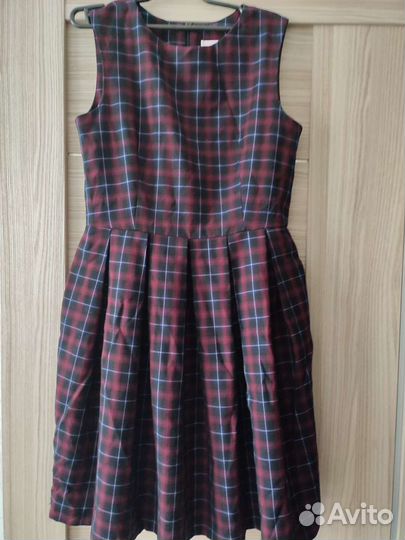 Школьный сарафан в клетку Stilnyashka